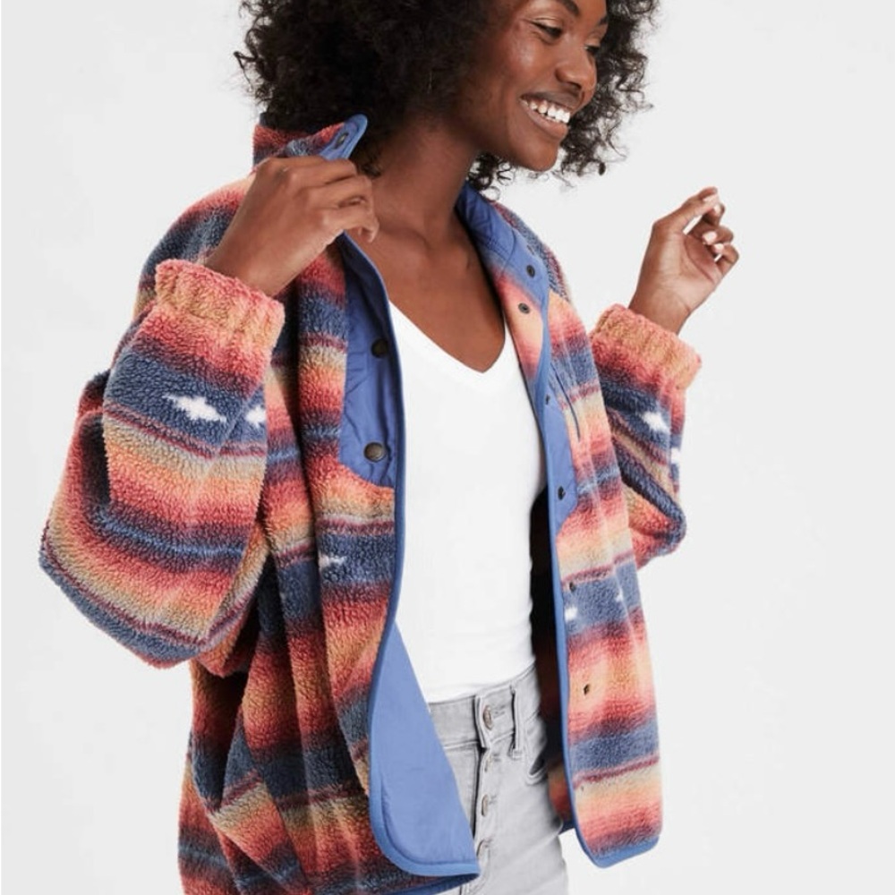 American Eagle Outfitters Teddy Jacket